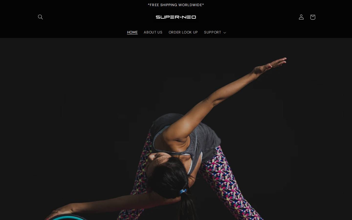 super-neo.com homepage screenshot