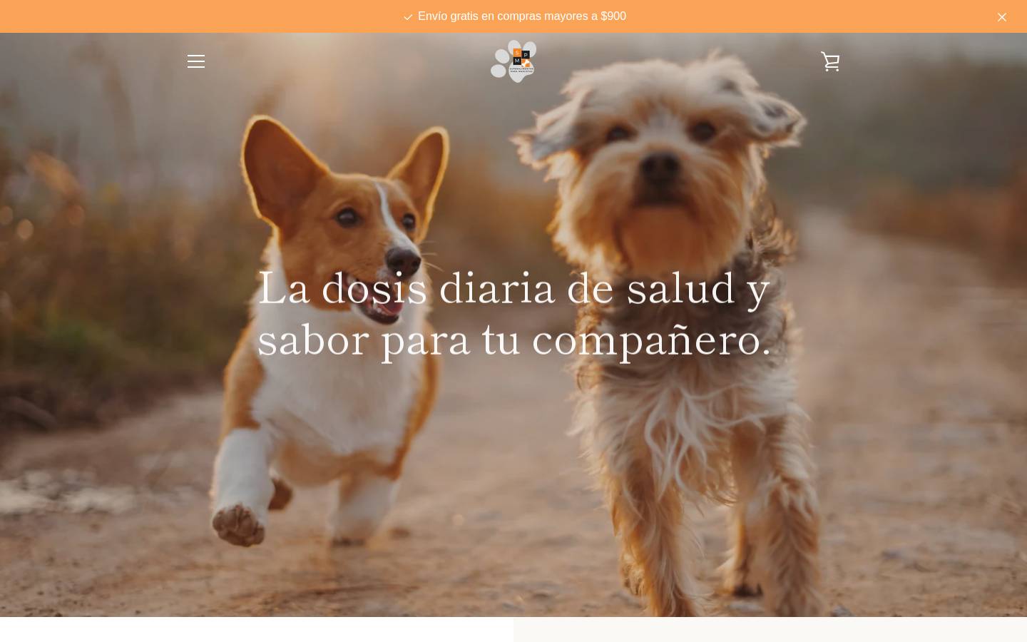superalimentosparamascotas.com homepage screenshot