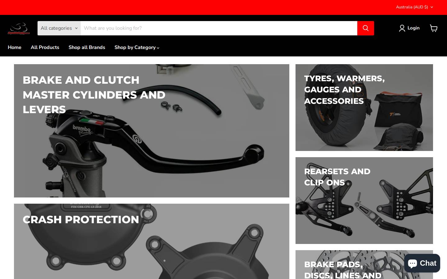 superbikesupply.com.au homepage screenshot