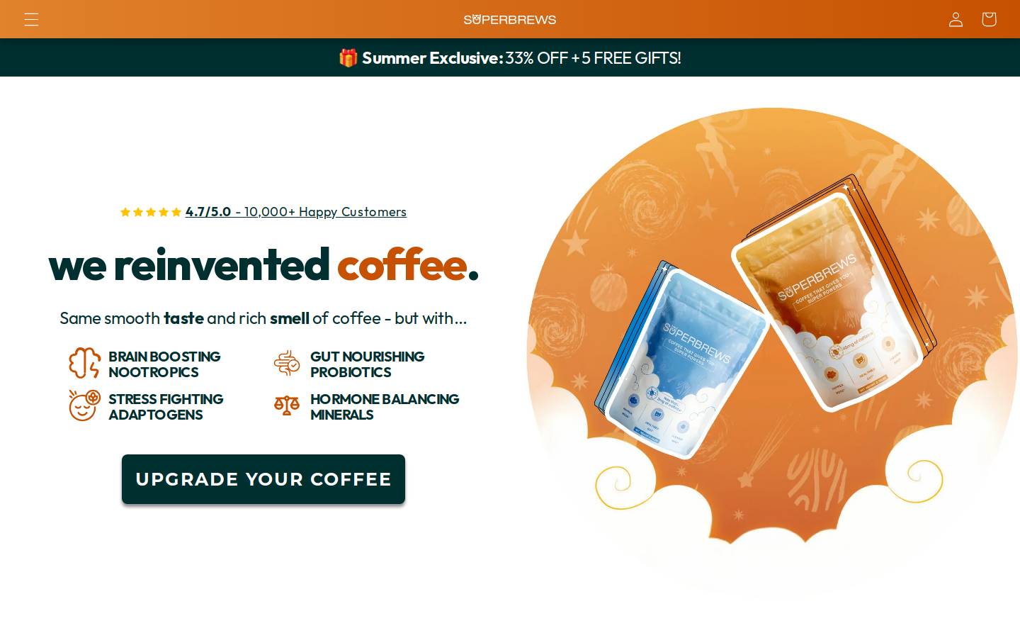 superbrews.co homepage screenshot