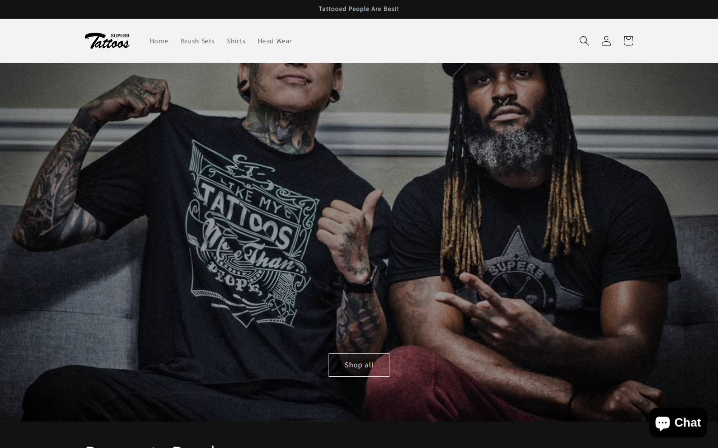 superbtattoos.com homepage screenshot