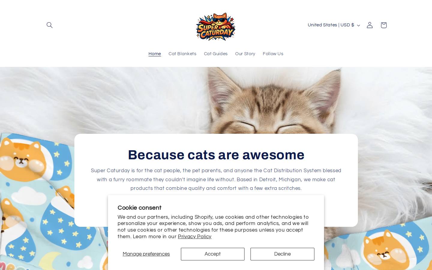 supercaturday.com homepage screenshot