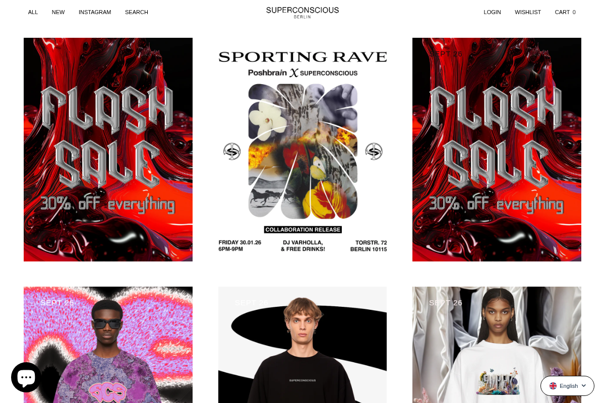 SUPERCONSCIOUS BERLIN homepage screenshot