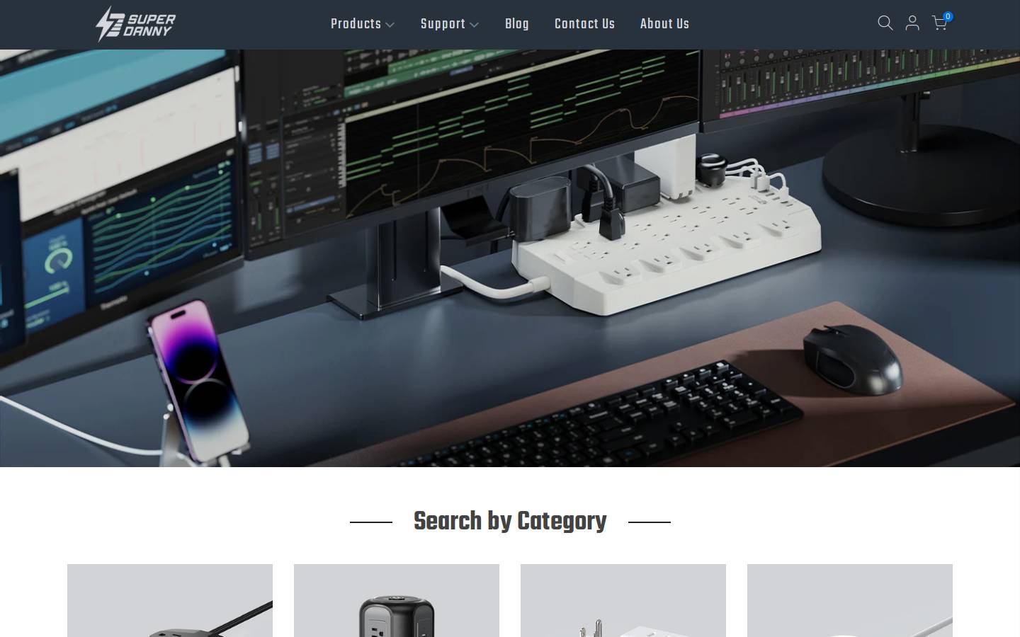 Superdanny homepage screenshot