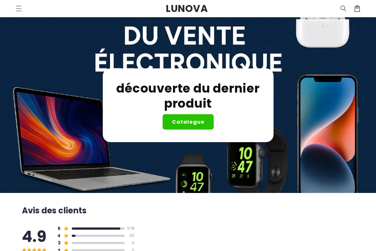 Superdeal homepage screenshot