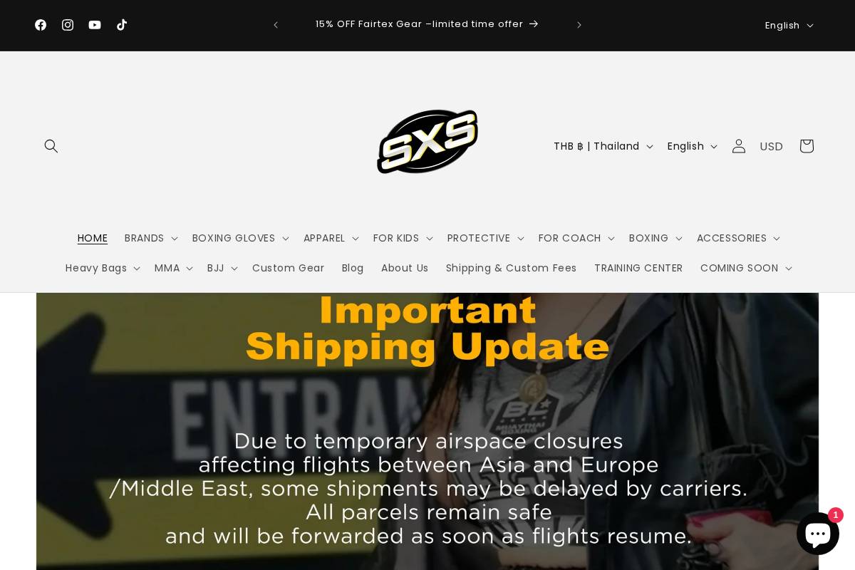 Super Export Shop homepage screenshot