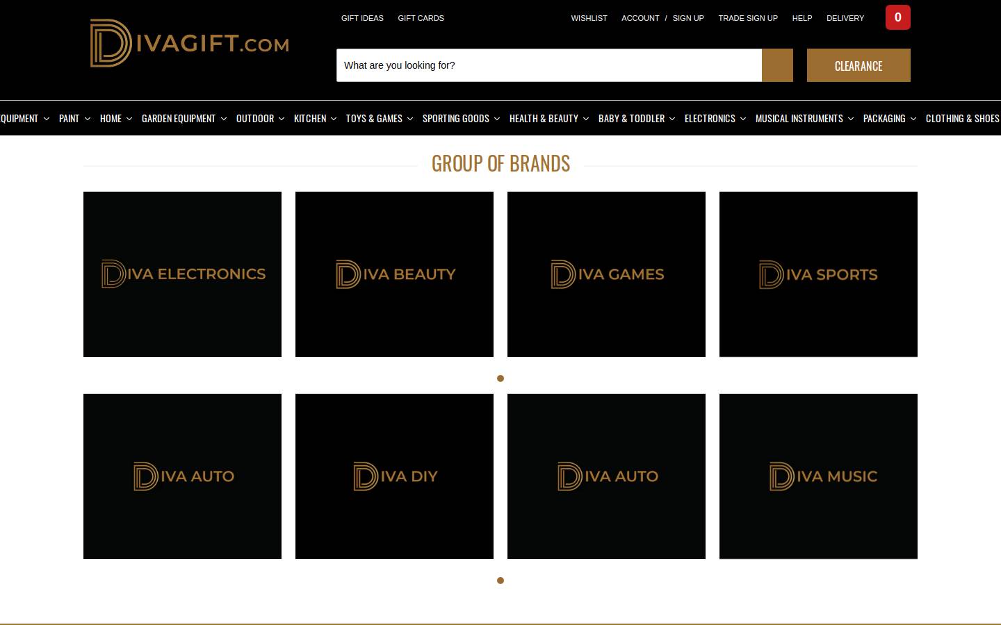 SuperGift.com homepage screenshot