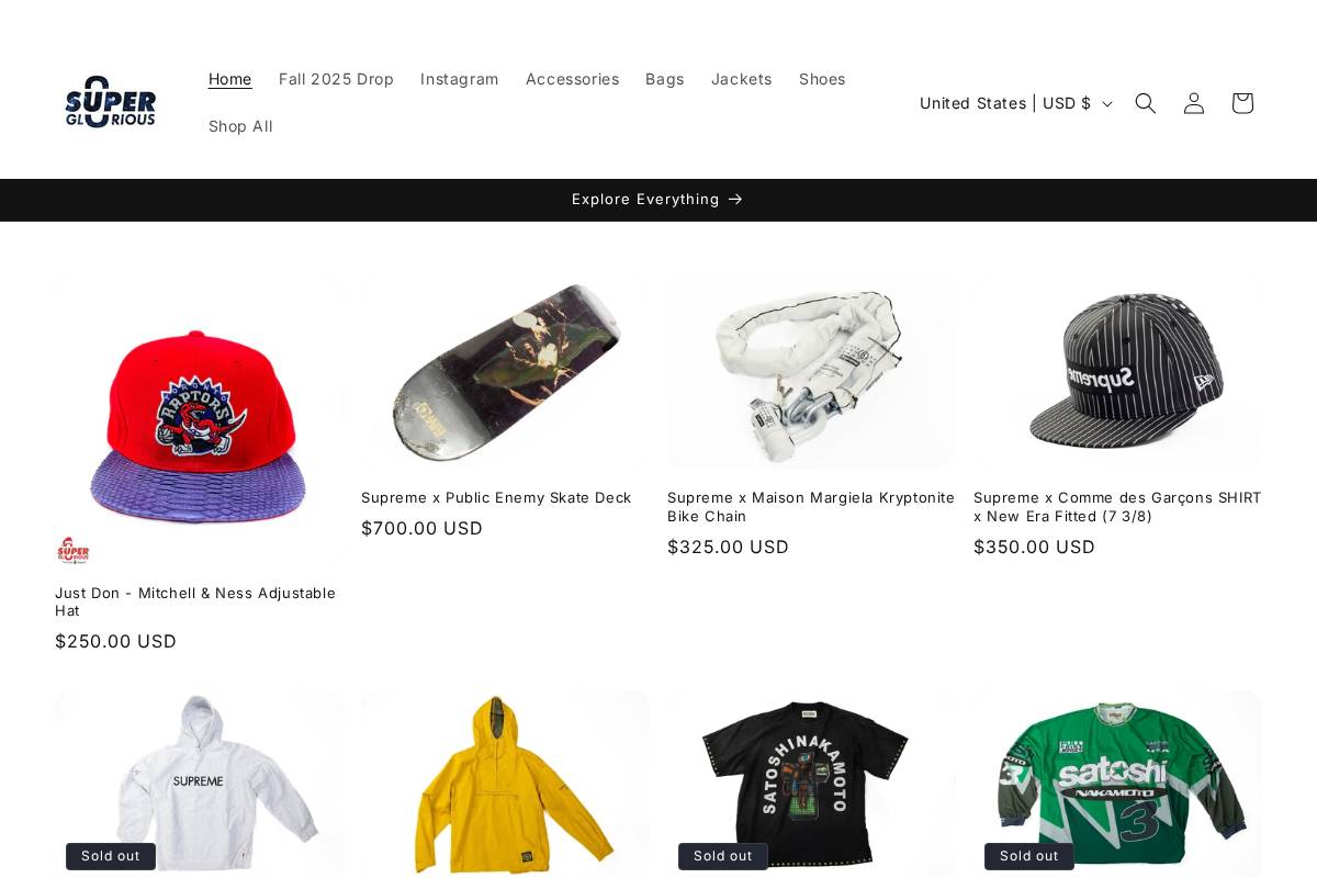 supergl0rious.com homepage screenshot