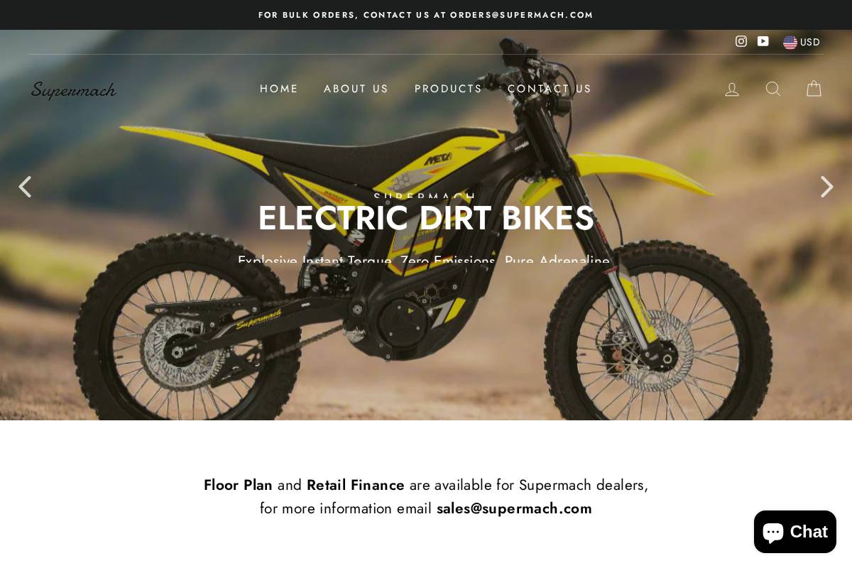 supermach.com homepage screenshot