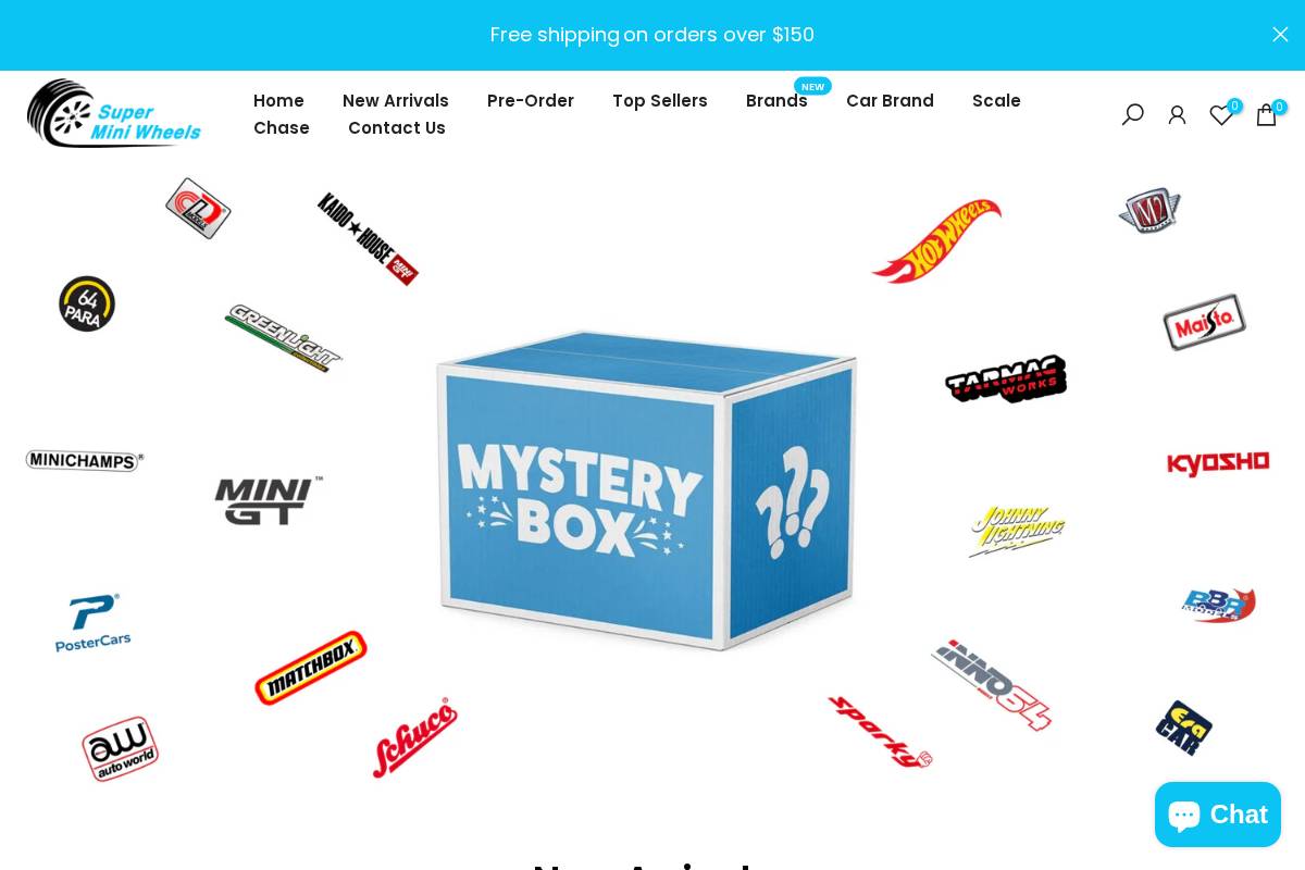 Super Mini Wheels homepage screenshot