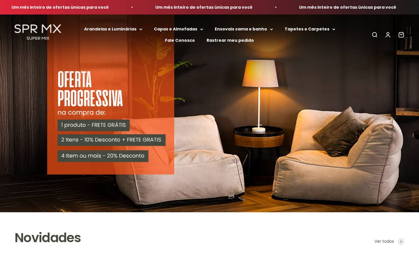 supermixstore.com homepage screenshot