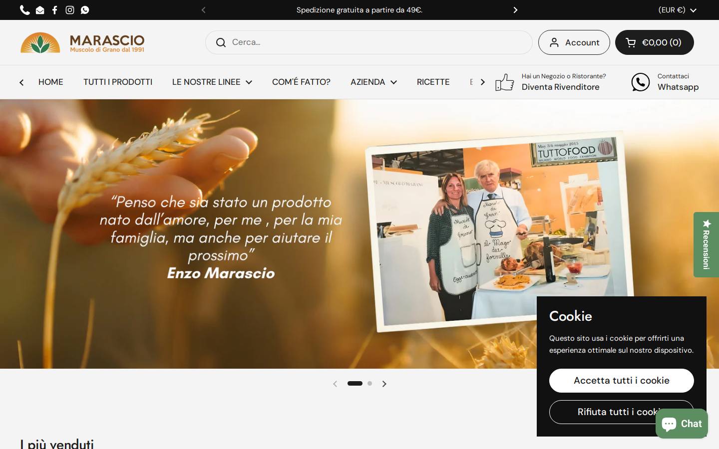 Supermuscolo homepage screenshot