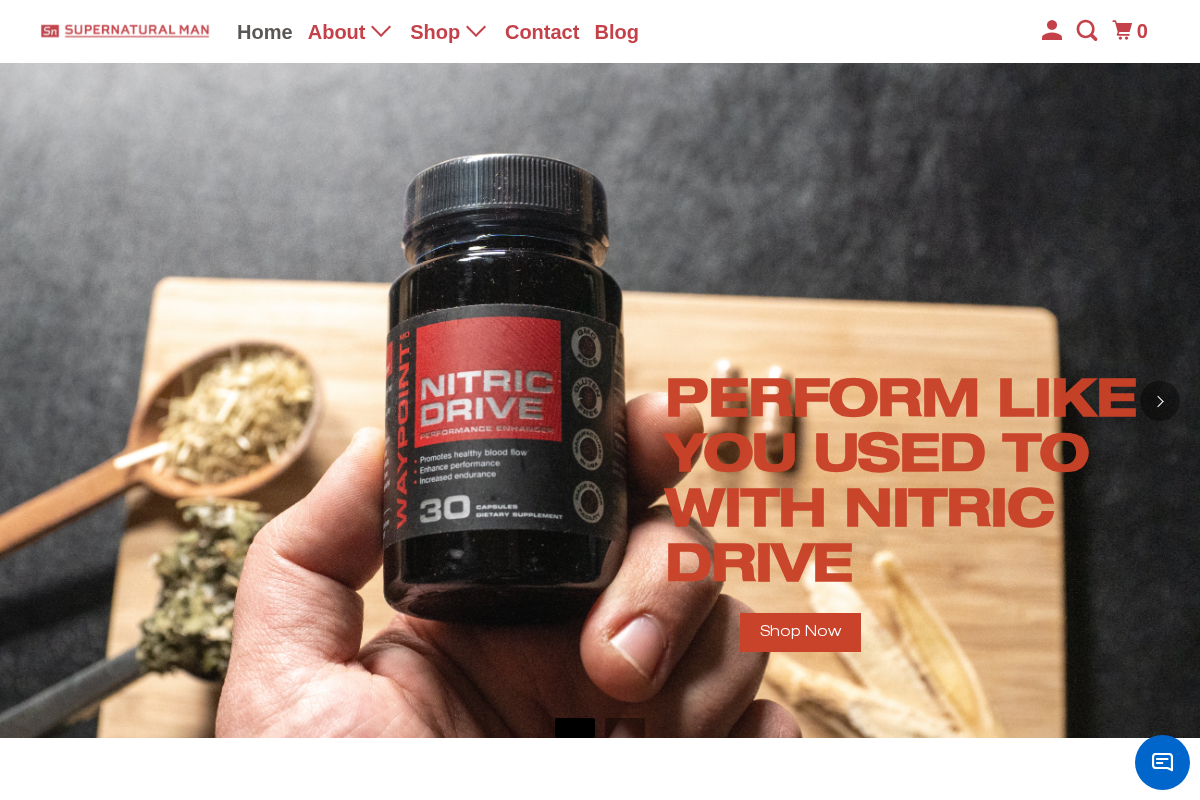 supernaturalman.com homepage screenshot