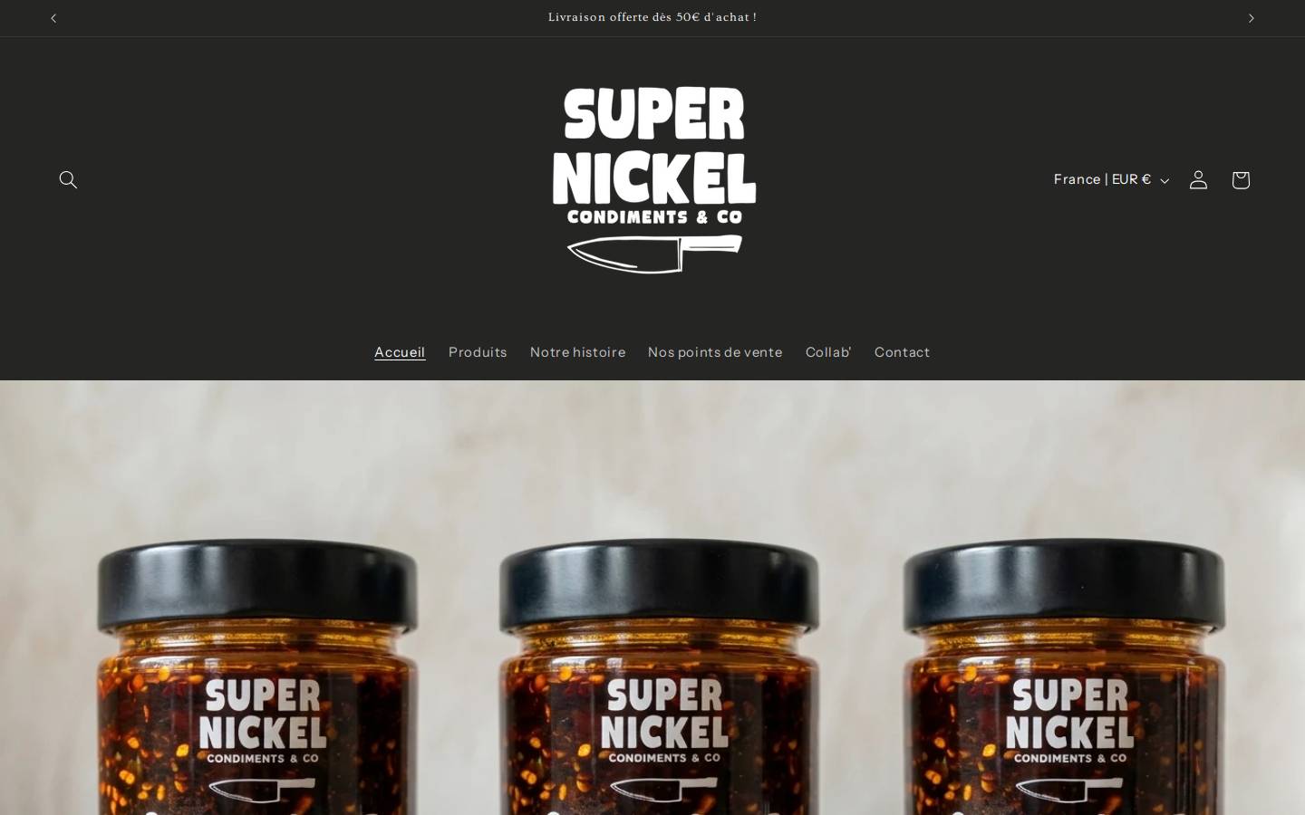 supernickel.fr homepage screenshot