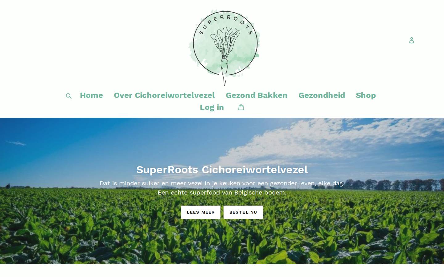 superroots.be homepage screenshot