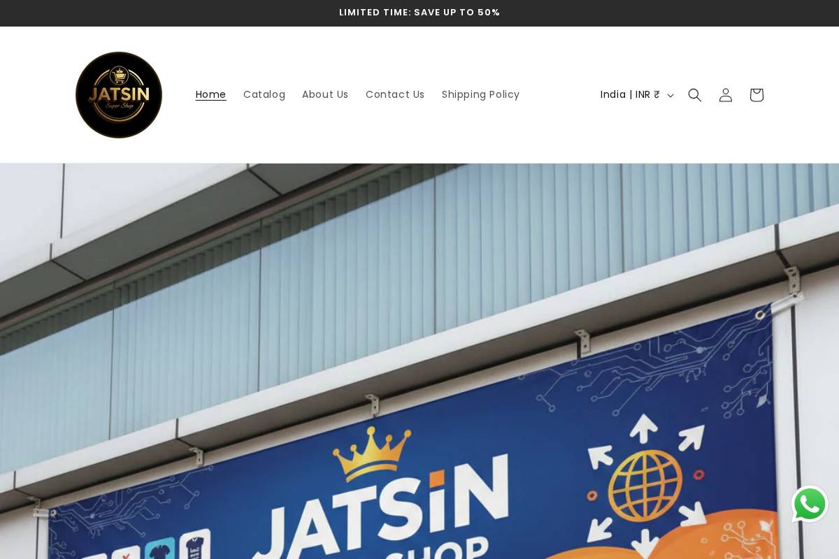 supershop.co.in homepage screenshot