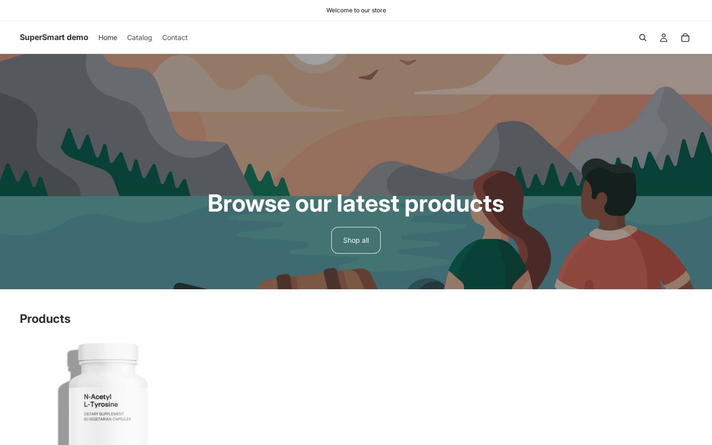 Supersmart.com homepage screenshot