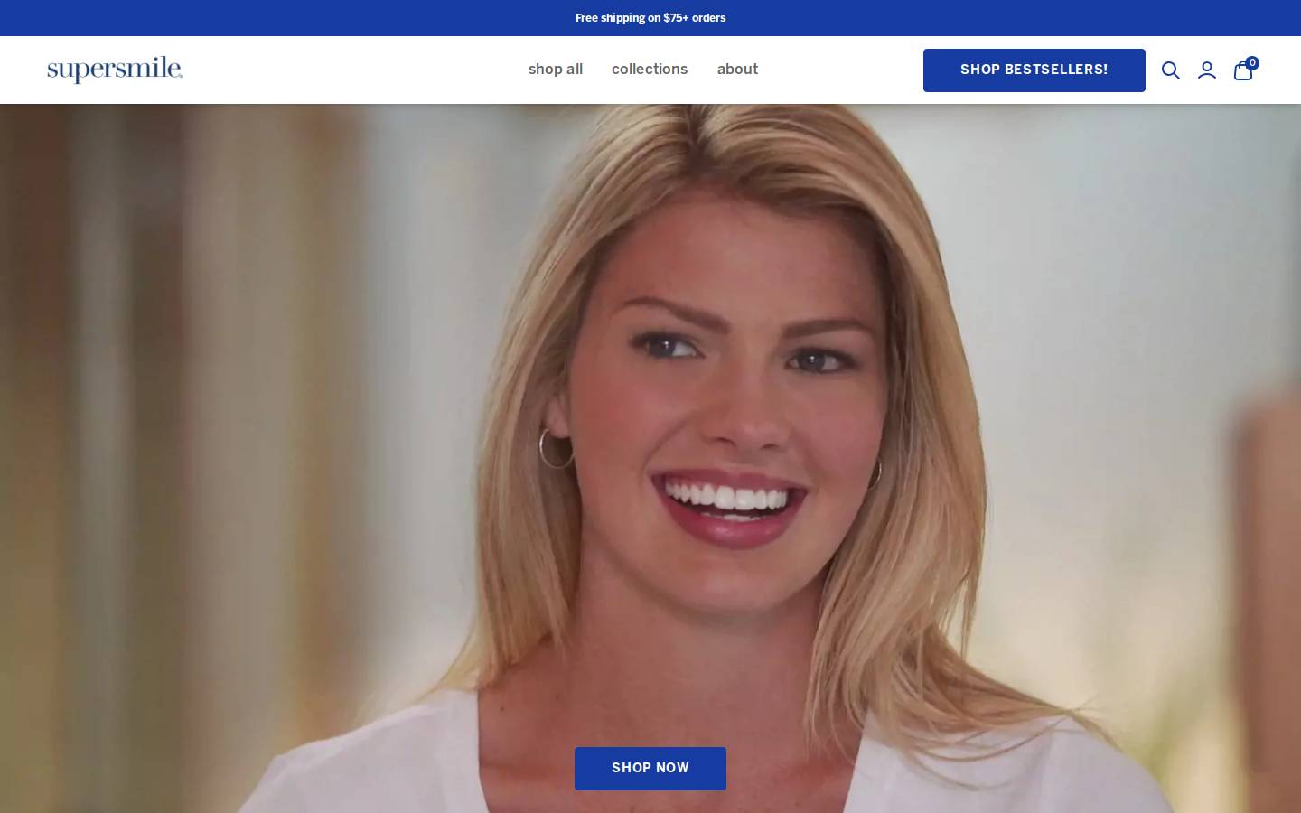 supersmile homepage screenshot