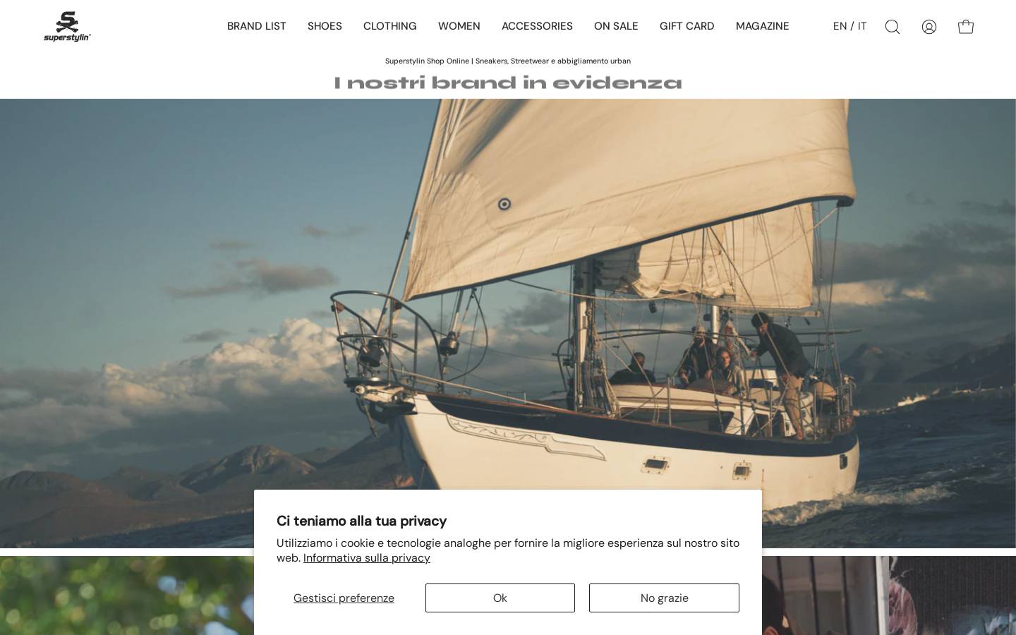 Superstylin' Store homepage screenshot