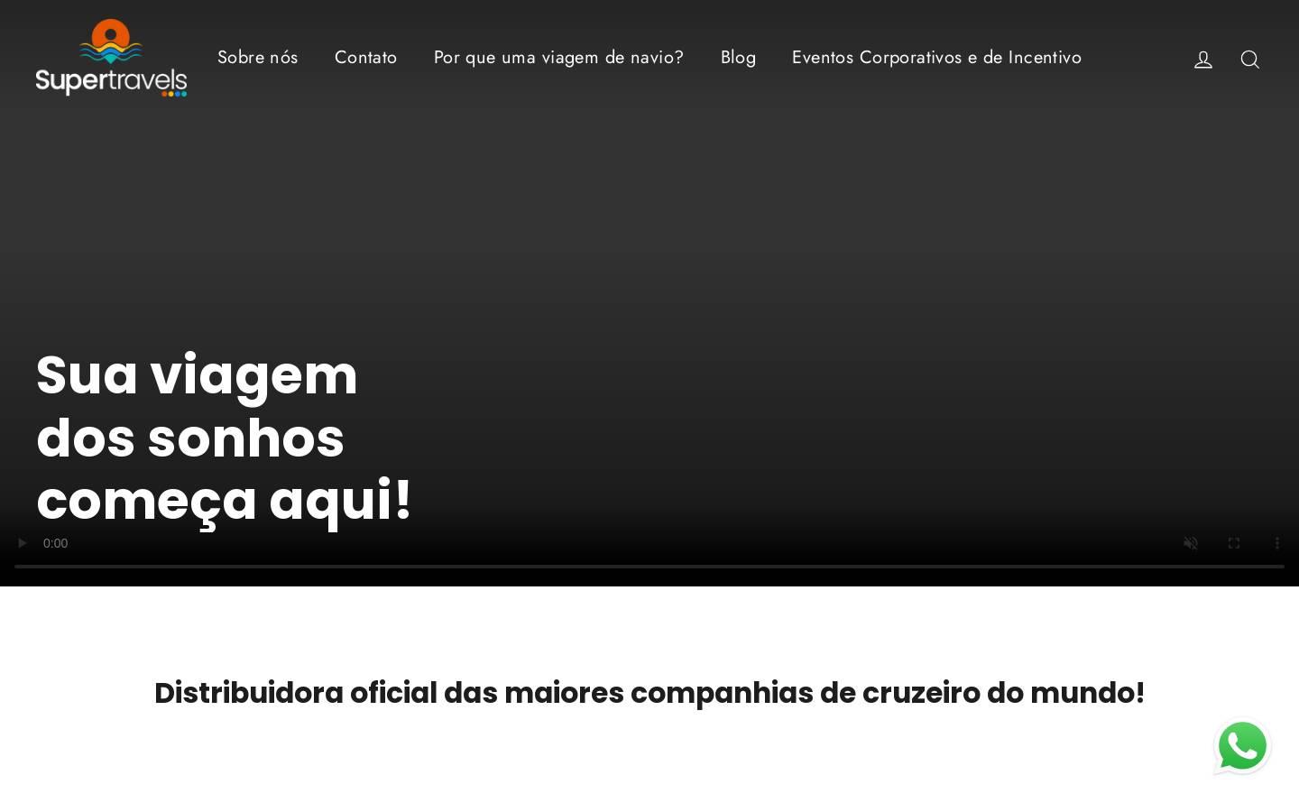 supertravels.com.br homepage screenshot