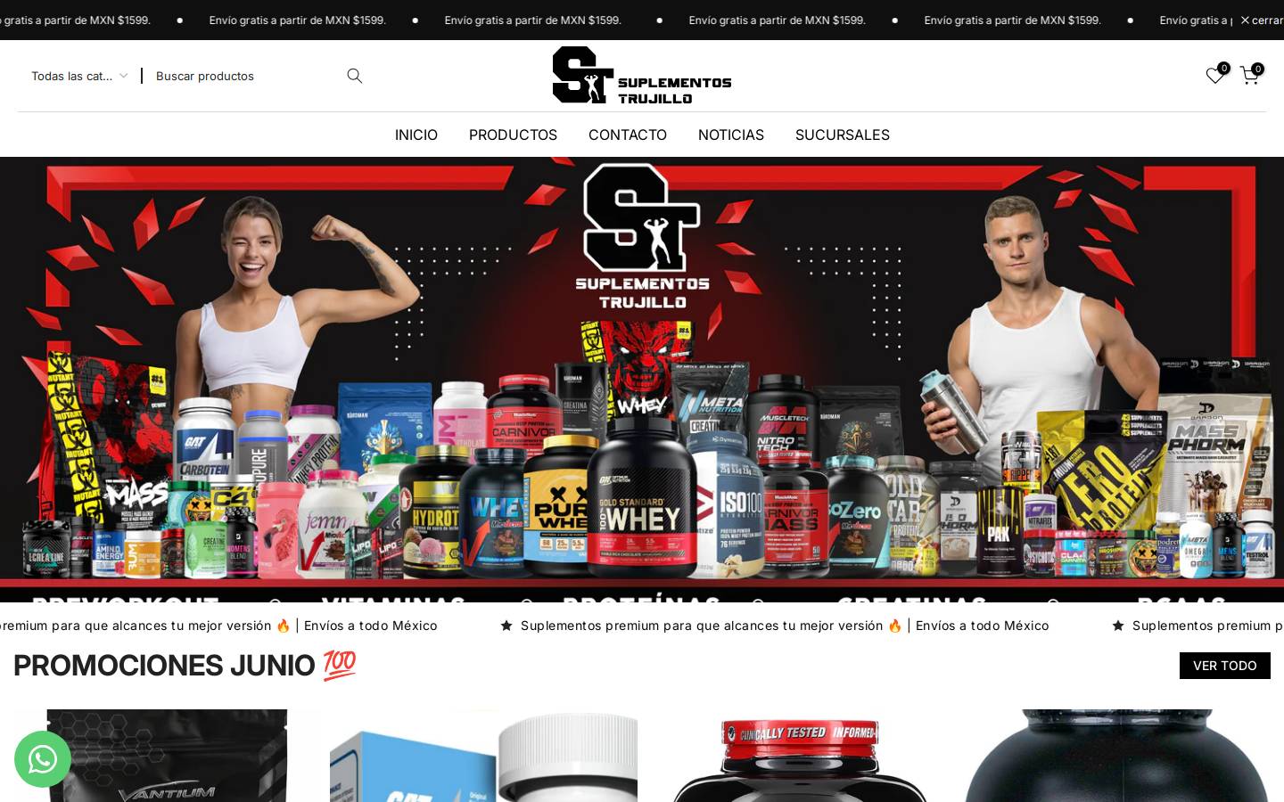 suplementostrujillo.com homepage screenshot