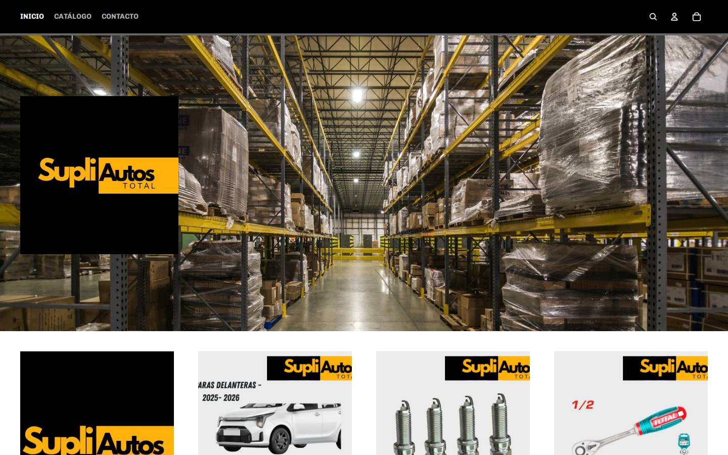 supliautos.com homepage screenshot