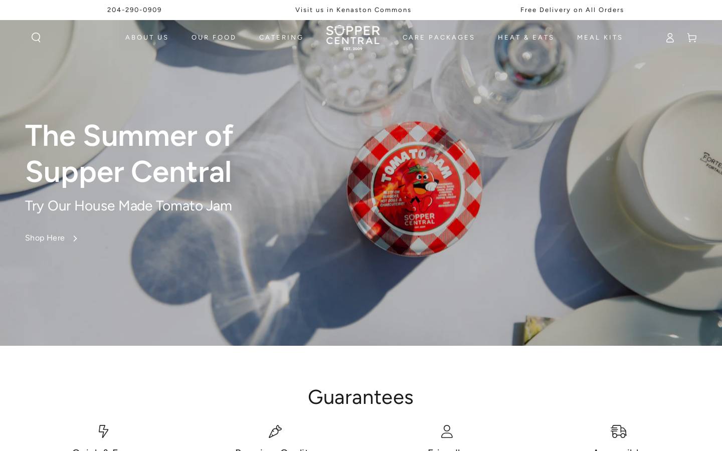 suppercentral.ca homepage screenshot