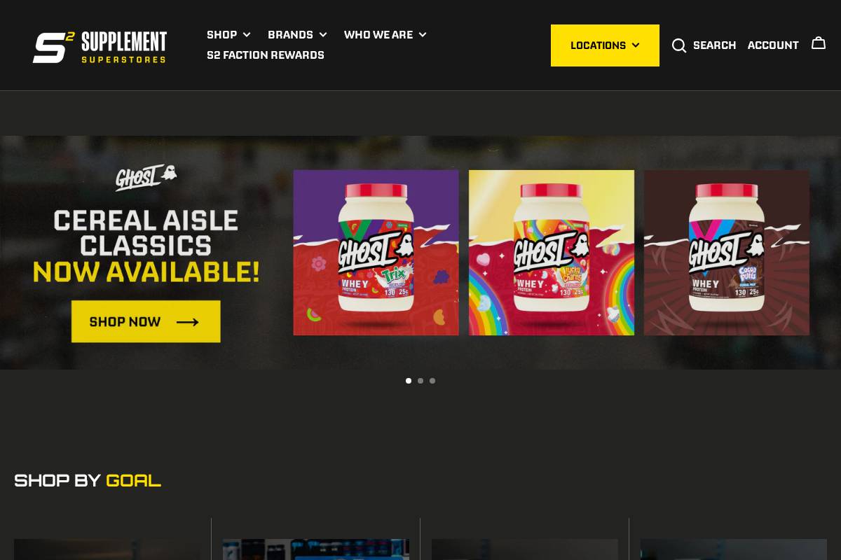 supplementsuperstores.com homepage screenshot