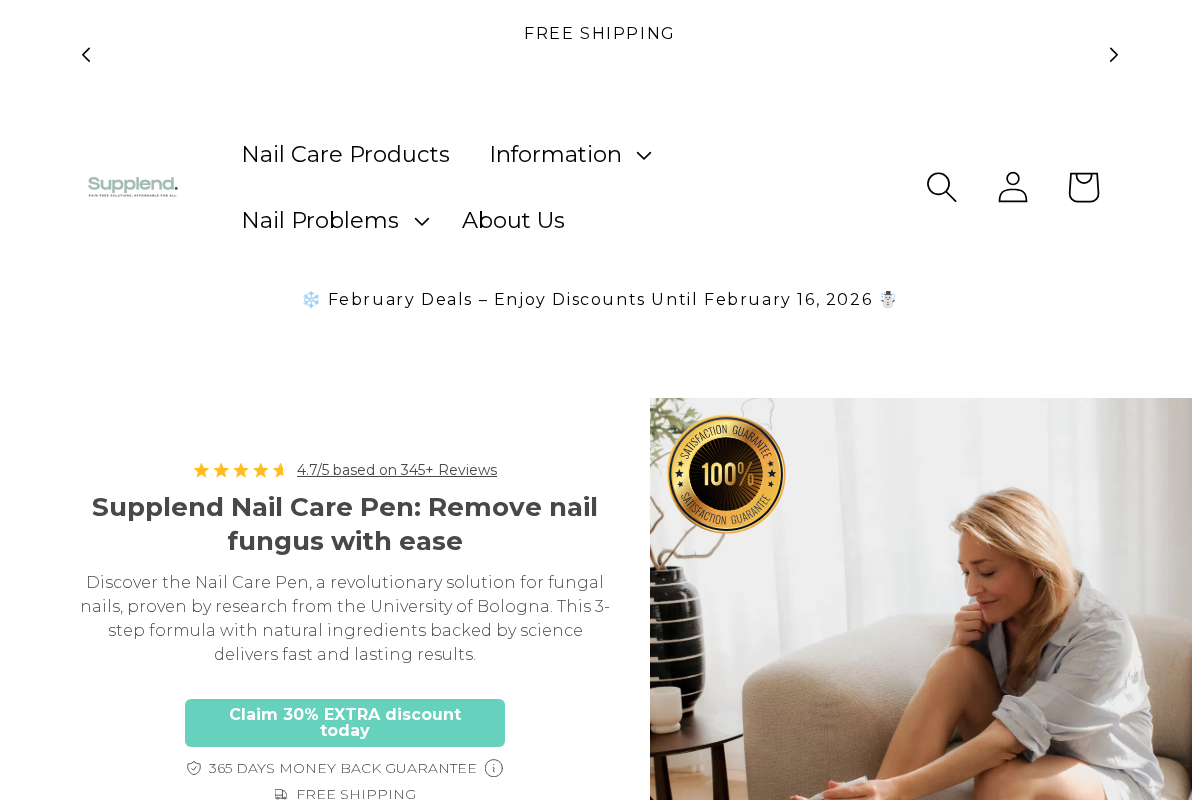 Supplend Global homepage screenshot