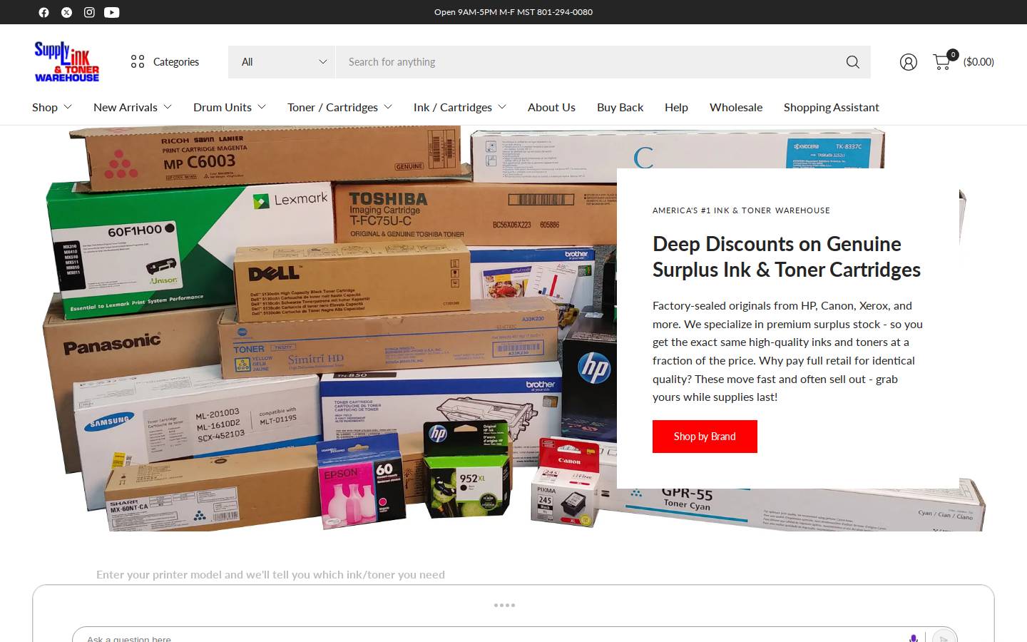 supplylinkusa.com homepage screenshot