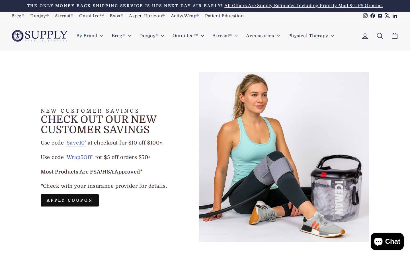 Supplypt homepage screenshot