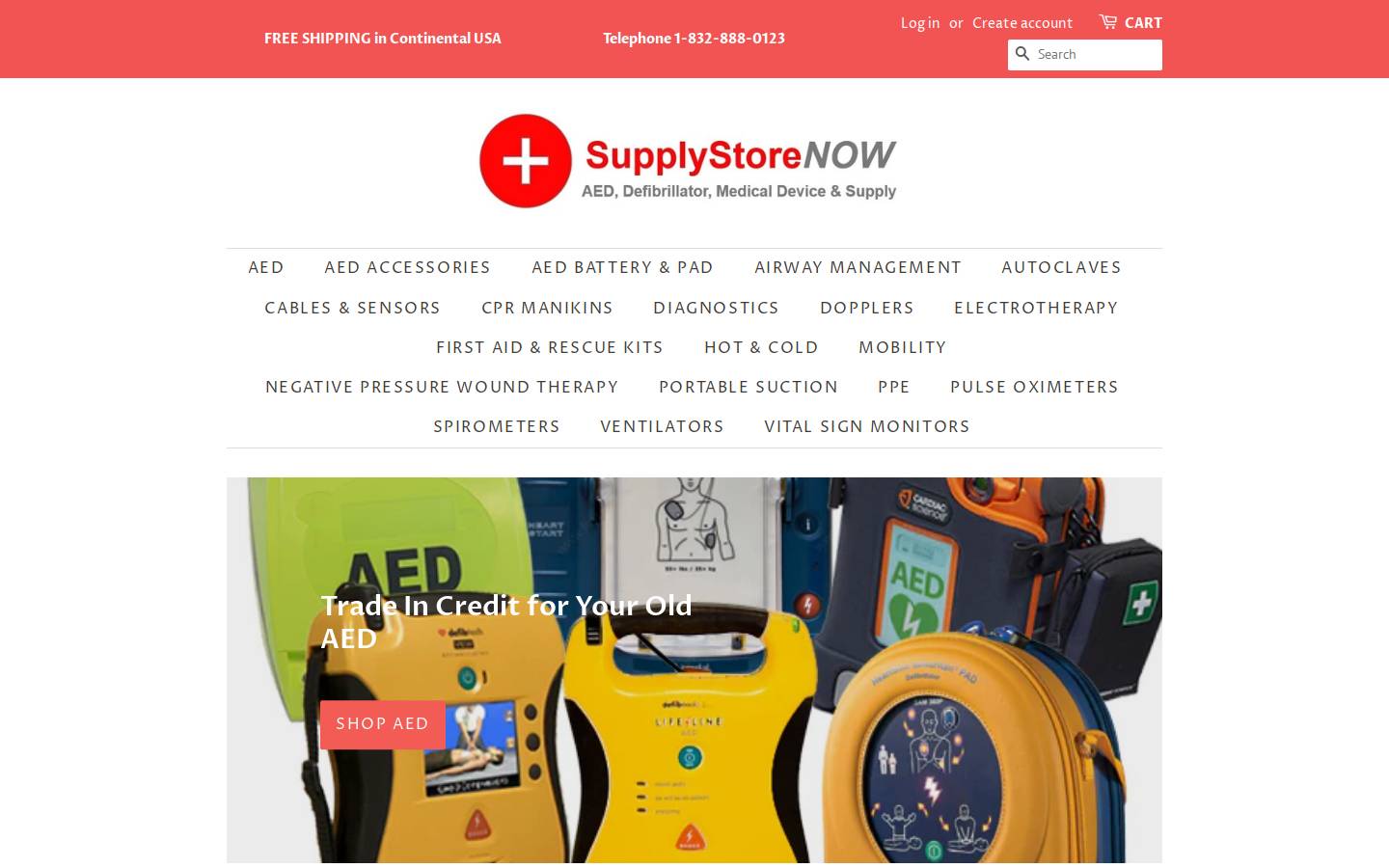 supplystorenow.com homepage screenshot