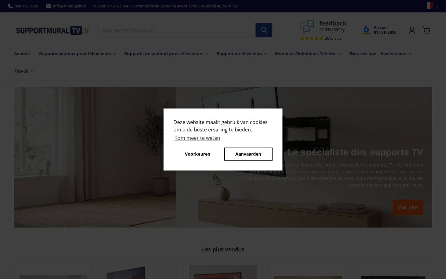 supportmuraltv.fr homepage screenshot