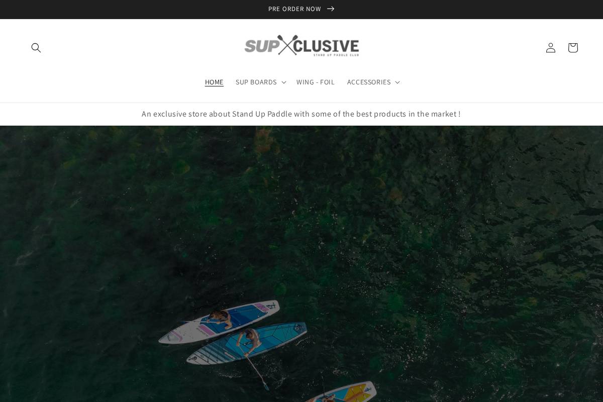 SUPXCLUSIVE homepage screenshot