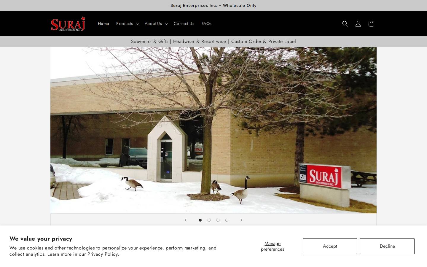 suraj.ca homepage screenshot