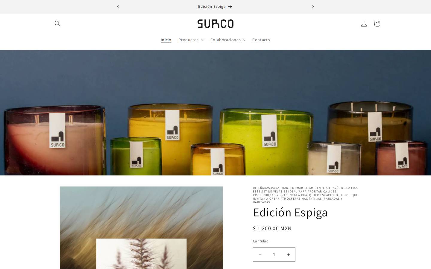 surco.mx homepage screenshot