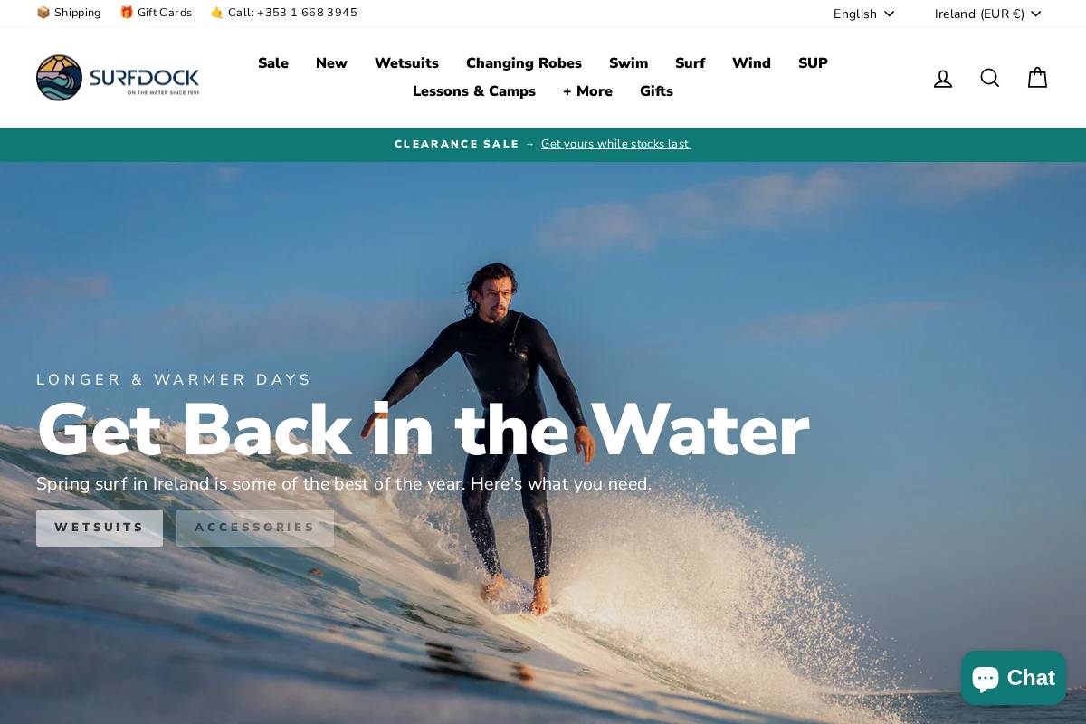 surfdock.com homepage screenshot