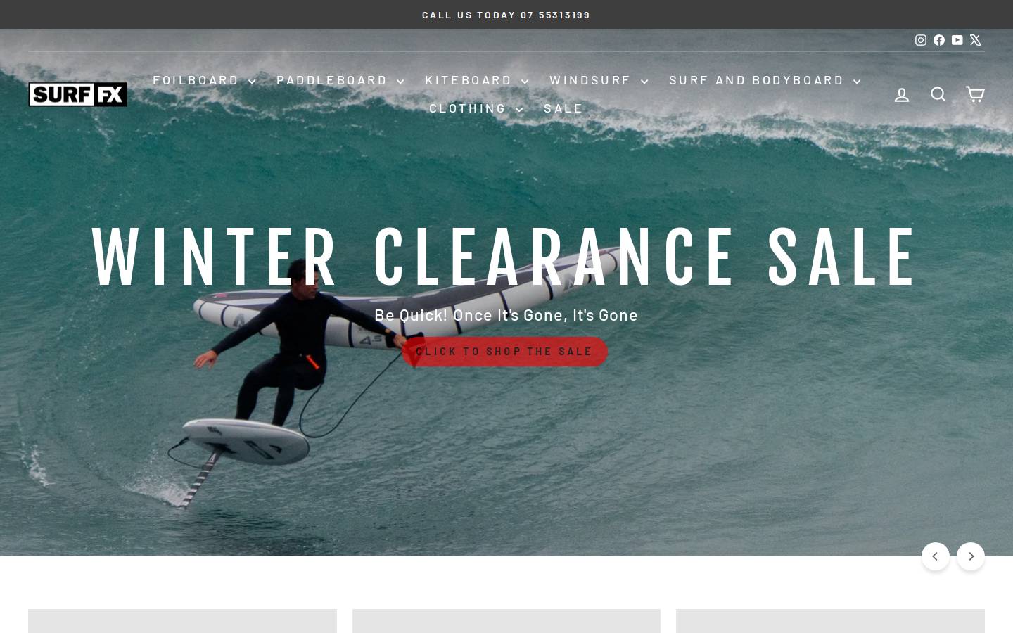surffx.com.au homepage screenshot