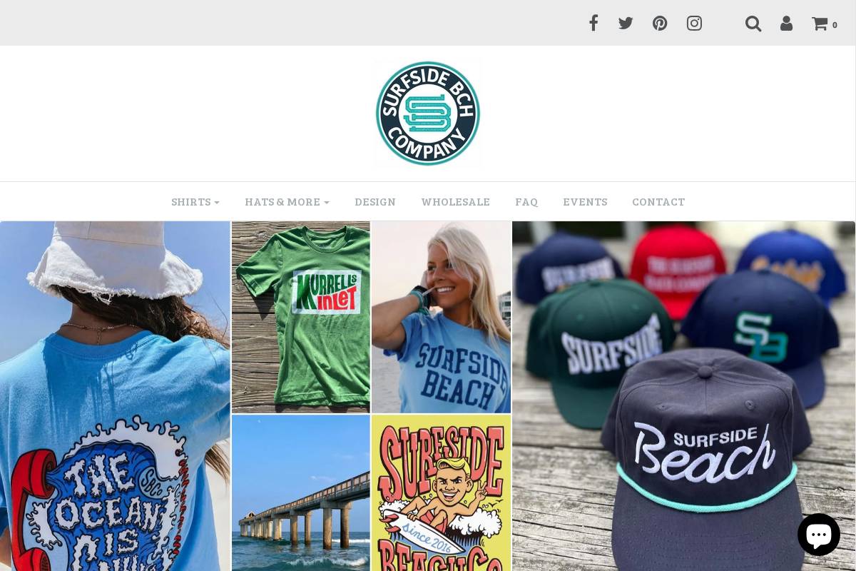 surfsidebeach.co homepage screenshot