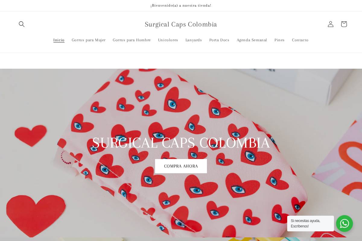 surgicalcapscol.com homepage screenshot