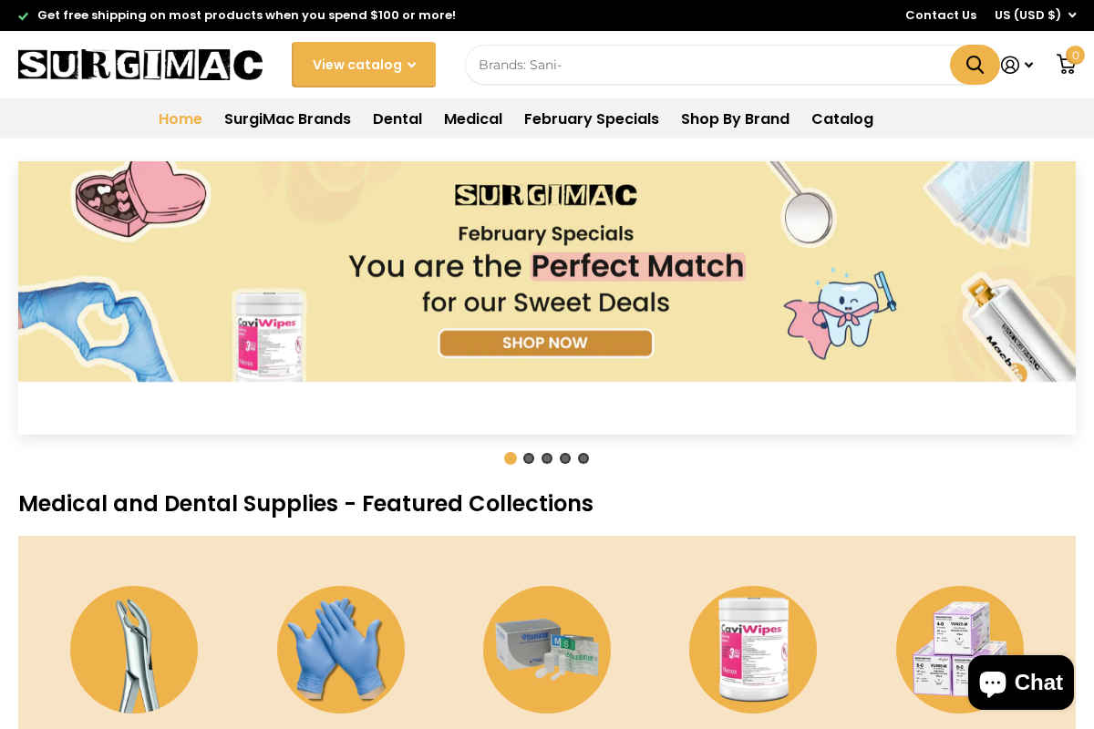 Surgimac homepage screenshot