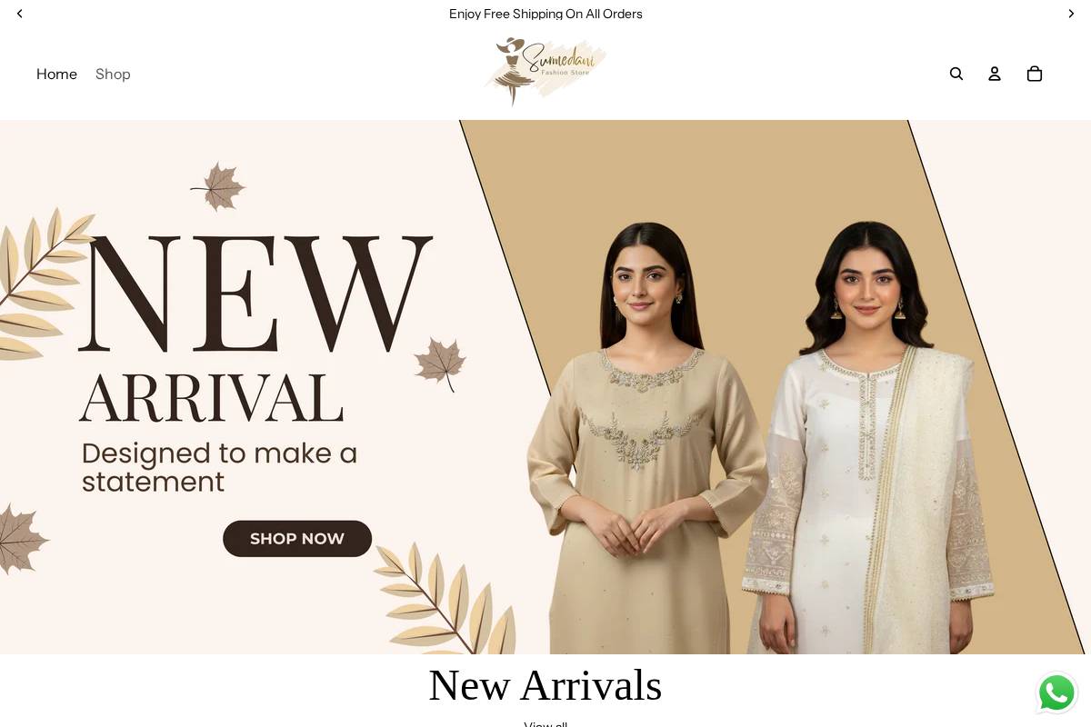 surmedani.pk homepage screenshot