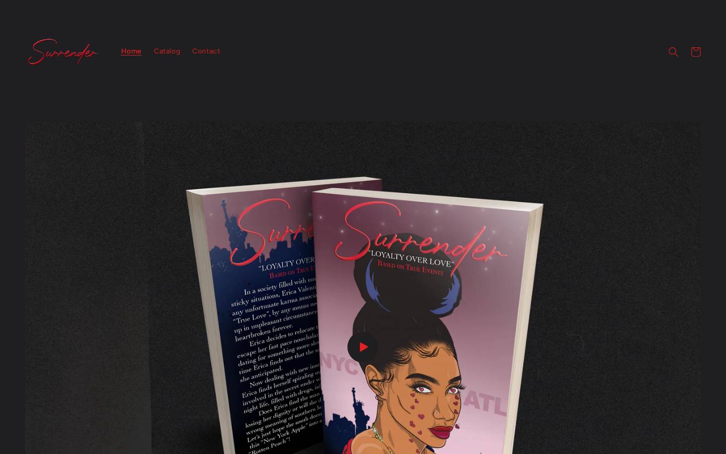 surrenderseries.com homepage screenshot