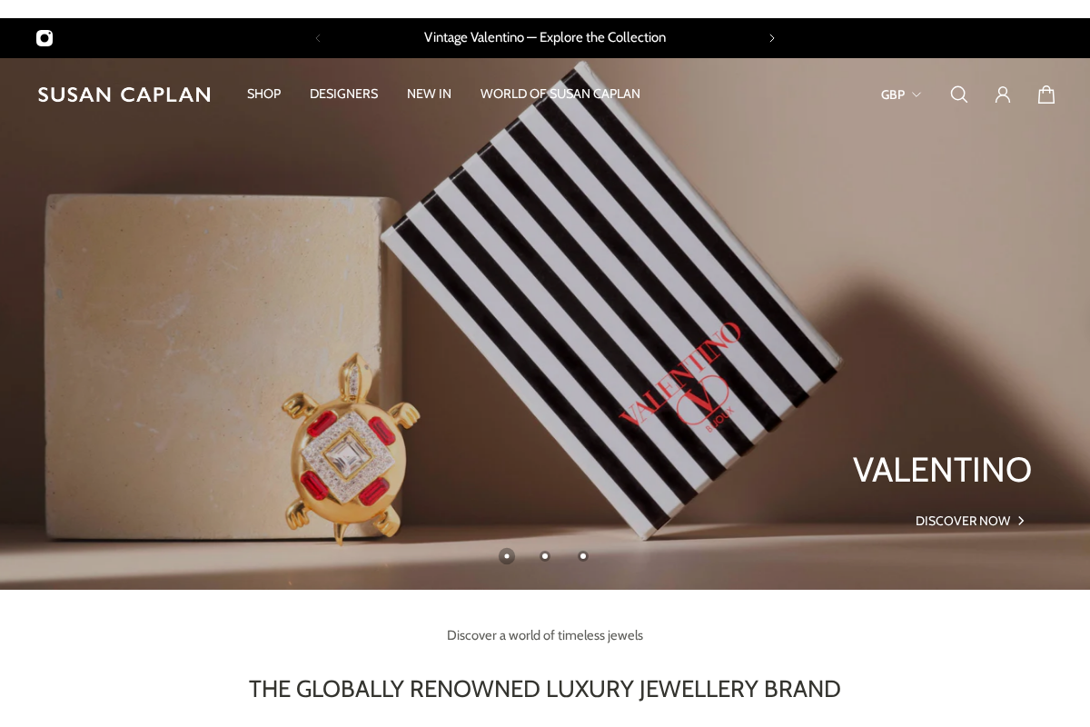 Susancaplan homepage screenshot