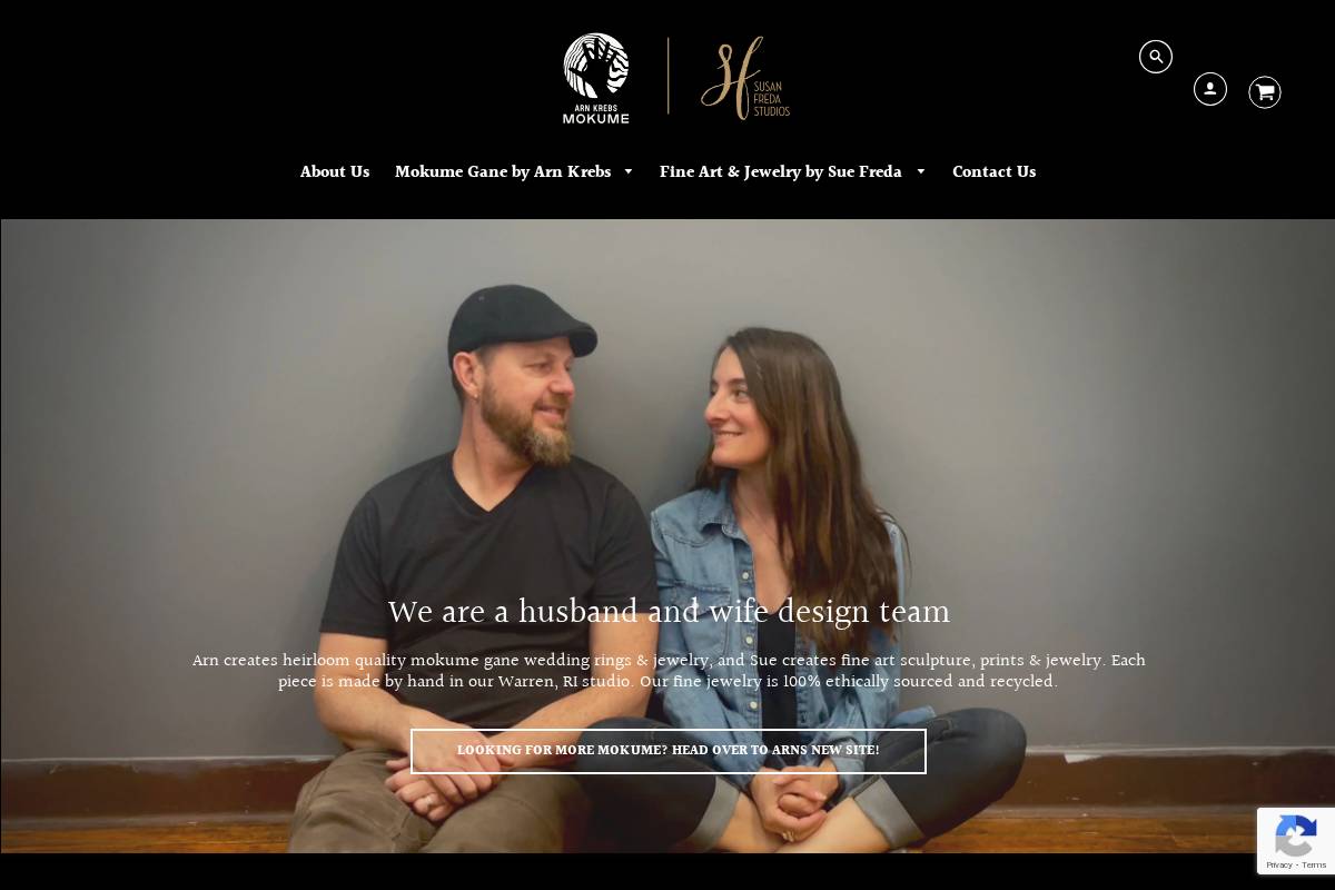 susanfredastudios.com homepage screenshot