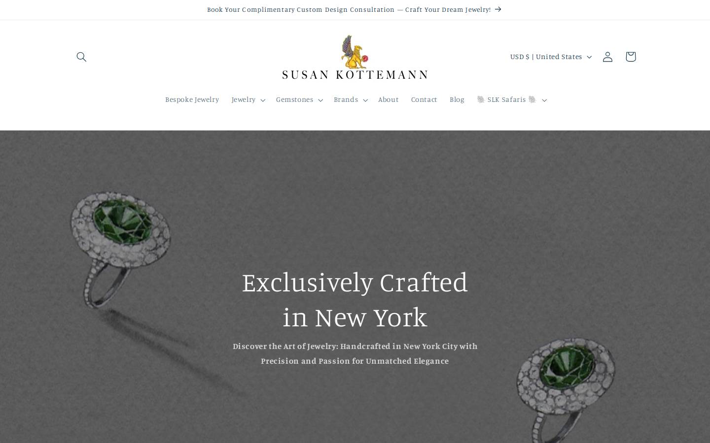 susankottemann.com homepage screenshot