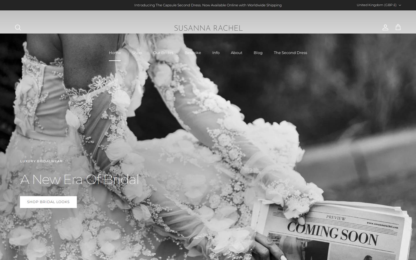 Susannarachel homepage screenshot