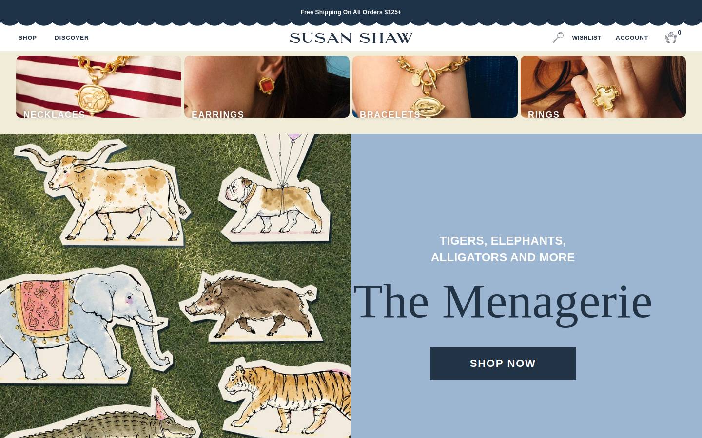 susanshaw.com homepage screenshot