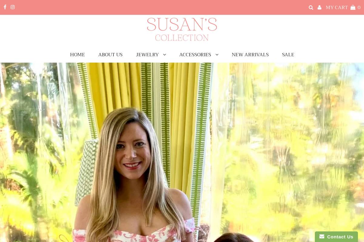 susansjewelrycollection.com homepage screenshot