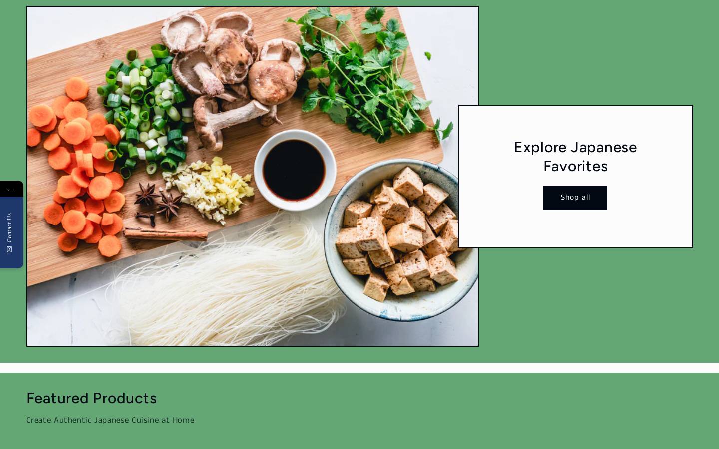 sushipantry.com homepage screenshot